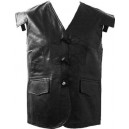 Jacobit Brown Leather waistcoats with removable sleeves
