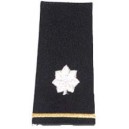 Military Officer Epaulettes And Shoulders Pair In Silver Wire