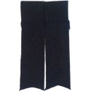 Plain solid Black Kilt Sock Flashers