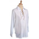 White Cotton Rich Jacobite Shirt