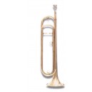 Eb cavalry trumpet double banded tube