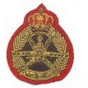 Hand Embroidery Badge With Crown