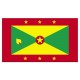 GRENADA FLAG FULL EMBROIDERY 3ft x 2ft