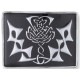 Celtic or Scottish Waist Belt Buckle Thistle Design