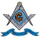 Prince Hall Masons Hand Embroidery Badge
