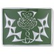 Celtic or Scottish Waist Belt Buckle Thistle Design