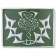 Celtic or Scottish Waist Belt Buckle Thistle Design