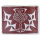 Celtic or Scottish Waist Belt Buckle Thistle Design