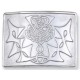 Celtic or Scottish Waist Belt Buckle Thistle Design