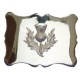 Moderan Scottish Waist Belt Buckle Thistle Badge