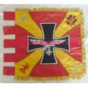 1936 to 1939 SPANISH CIVIL WAR CONDOR LEGION HAND EMBROIDERED COLORFUL FLAG
