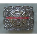 Firefighters Buckle With Maltese Cross Badge