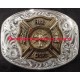 Fireman's Maltese Cross Belt Buckle