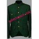 Green Cotton Cutaway Tunic