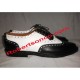 Dress Ghillie Brogues With Black/White