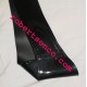 Black PVC Piper Cross and waist Belt With Buckle