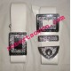 White PVC Piper Cross and waist Belt With Buckle