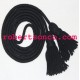 Bugle Or Trumpet Black Color Silk/Wool Cord