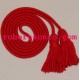 Bugle Or Trumpet Red Color Silk/Wool Cord