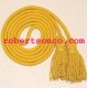 Bugle Or Trumpet Yellow Color Silk/Wool Cord