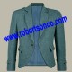BLUE TWEED ARGYLL KILT JACKET WITH 5 BUTTON VEST
