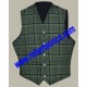 Traditional Style Lovat Green Tweed Argyll Kilt Jacket with Five Button Waistcoat