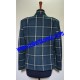 Green Check Tweed Argyll Kilt Jacket with Five Button Waistcoat