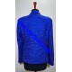 Royal Blue Tweed Argyll Kilt Jacket with Five Button Waistcoat