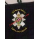 Black Watch Tartan Embroidery Pipe Banner