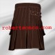 Brown Victory Utility Kilt with Decorate Apron