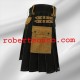 Stylish Men's Two-Tone Deluxe Utility Kilt