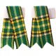 Irish National Tartan Kilt Sock Flashes