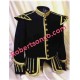 Black Wool Pipe Band Doublet