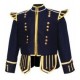 Dark Blue Pipe Band Doublet Gold Trim