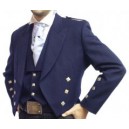 Navy Prince Charlie Jacket With Waistcoat