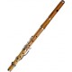 Bb Flute African Black wood with 6 keys