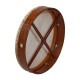 Bodhran 18 inch x 3 1/2 inch rose wood inside tunable of the frame