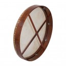 Bodhran 18 inch x 3 1/2 inch rose wood inside tunable of the frame