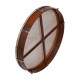 Bodhran 26 inch x 3 1/2 inch rose wood outside tunable of the frame