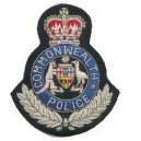Commonwealth Police Embroidery Badge