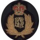 Hand Embroidery Badge With Crown
