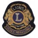 Lion International Pocket Embroidery Badge
