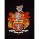 Family Crest Unframed Embroidery