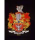 Family Crest Unframed Embroidery